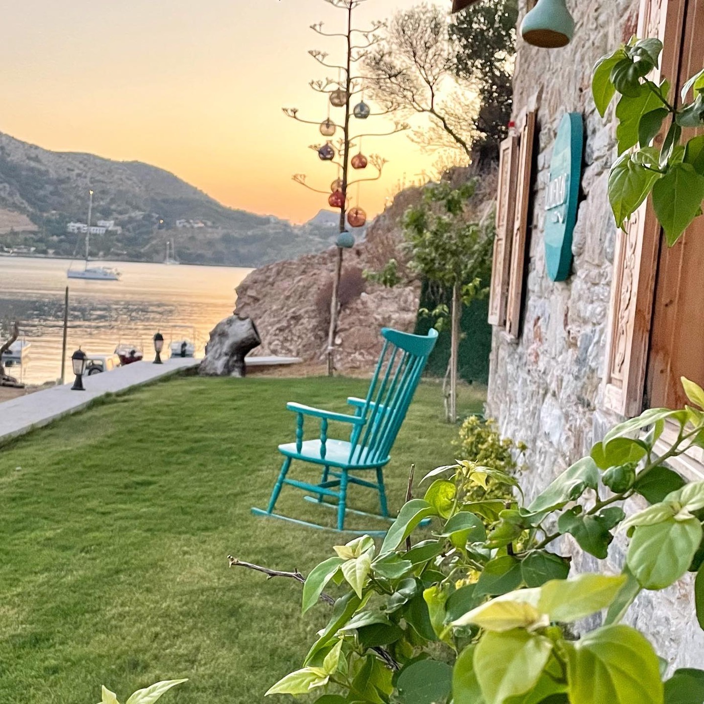 Kargı'da gün batımı ve deniz manzarası